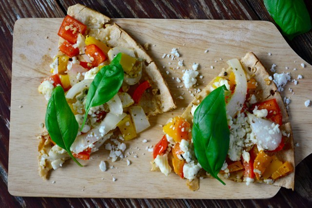 Spinach and Feta Pizza